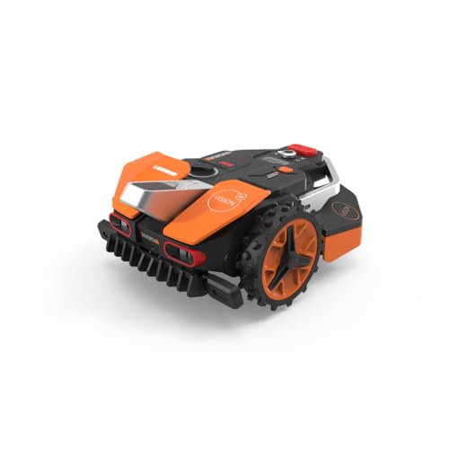 WORX Landroid Vision M550 WR205E Robot cortacésped para Jardines de hasta 550 m² – Robot cortacésped Inteligente sin Cable de limitación – WiFi y Bluetooth – prevención Activa de obstáculos con
