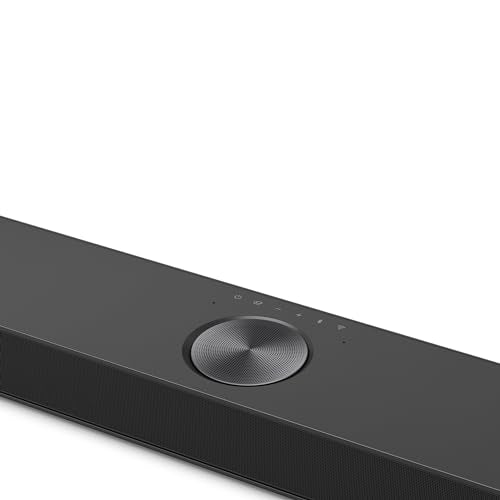 LG S90TY - Barra de Sonido Inteligente, 570W, 5.1.3 Canales, Sonido Envolvente Dolby Atmos y DTS, Amplia Conectividad, Bluetooth, USB, Entrada Óptica, Negro