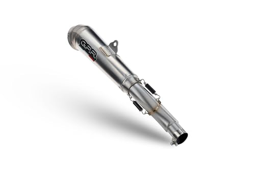 Escape de marca GPR, compatible con Triump Tiger Sport 660 2022/2023, sistema completo con terminal homologado, con catalizador, Powercone Evo line