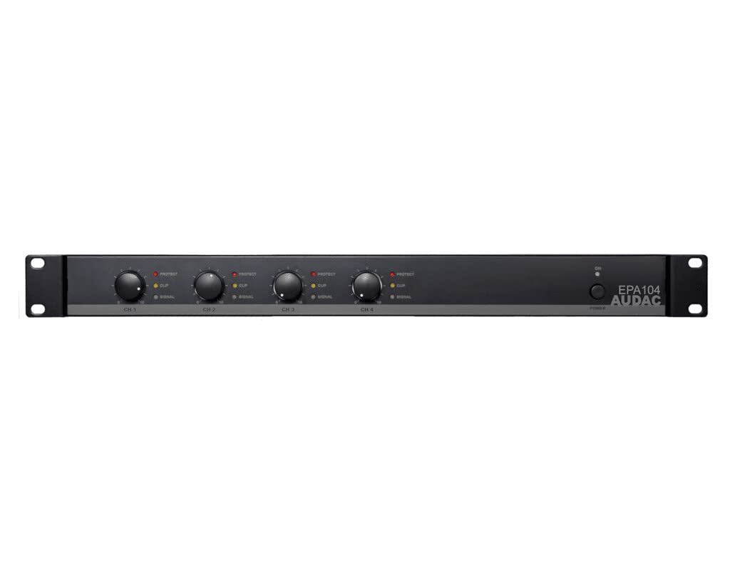 Audac epa104 4.0 - Amplificador de audio negro