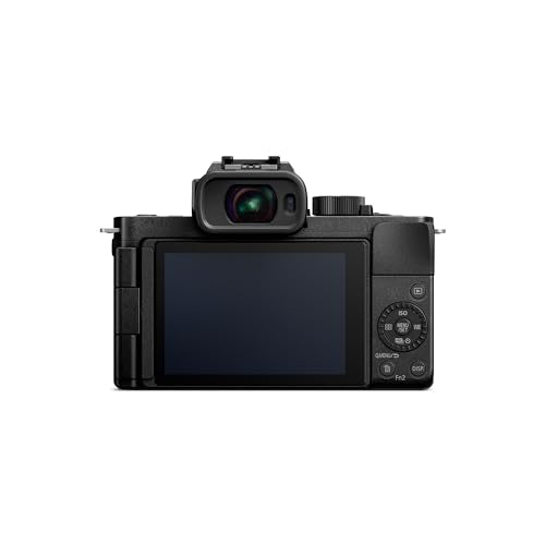 Panasonic Lumix DC-G100DKEGK Cámara Micro Cuatro Tercios Sin Espejo con Lente Lumix G Vario F3.5-5.6, 20.3MP, Vídeo 4K 30p y FHD 60, Cámara Vlogging, Monitor Ángulo Libre, USB-C, Negro
