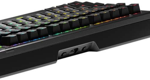 Glorious Gaming GMMK 3 Pro trådlöst mekaniskt tangentbord, Bluetooth Och 2,4 GHz, utbytbara MX-brytare, modulärt aluminiumhölje Och packningssystem, doubleshot-tangenter, 75% TKL, USA QWERTY - Svart