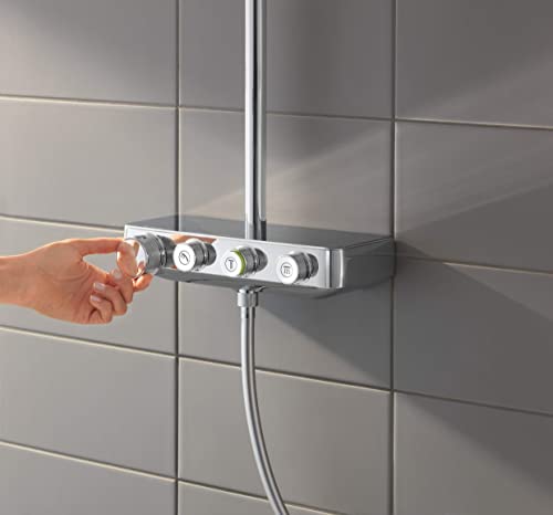 Grohe Euphoria Smartcontrol 310 - Conjunto de ducha con termostato incorporado, cromado (26507000)