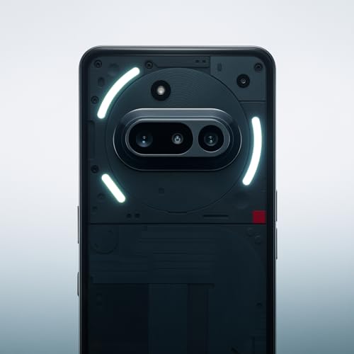 Nothing Phone (3a) 256 GB - Smartphone con cámara Delantera de 32 MP, Ultra Zoom 30x, Carga rápida a 50W y Pantalla AMOLED Flexible FHD+ de 6,77" - Negro