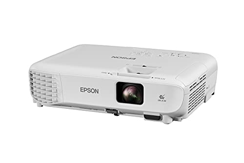Epson EB-W06 - Proyector 3LCD (relación de contraste 16.000:1, luz blanca y en color, 3700 lúmenes, con altavoces)