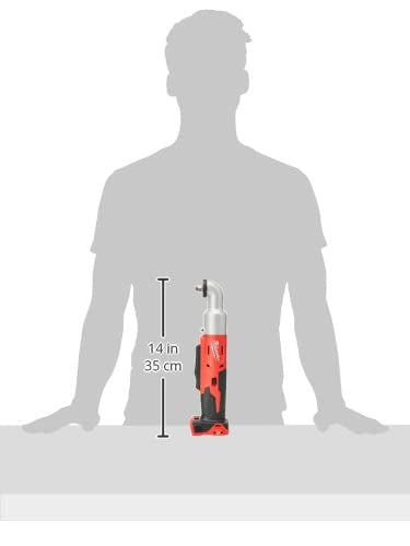 MILWAUKEE 4933447899 M18BRAIW-0 Llave de Impacto de Ángulo Recto, Multicolor, Rojo