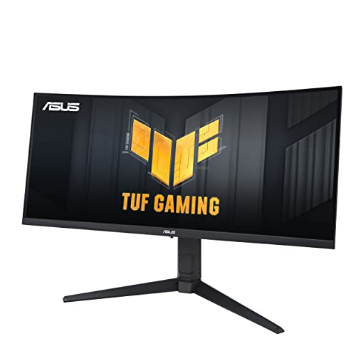 Asus TUF Gaming VG34VQEL1A - Monitor Gaming Curvo de 34 Pulgadas, UWQHD, 100 Hz, Extreme Low Motion Blur, Freesync, 1ms MPRT, 125% sRGB, HDR