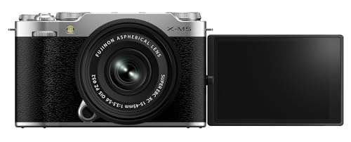 Fujifilm X-M5 Kit de Lentes de cámara Digital sin Espejo XC15-45mm F3.5-5.6 OIS PZ - Plata