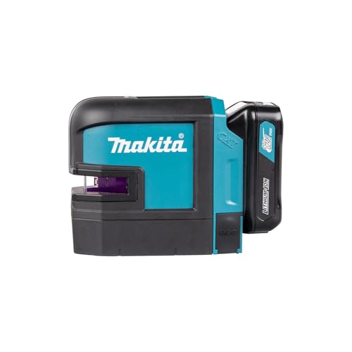 Makita Láser inalámbrico de línea cruzada SK105GDZ verde 12 V máx. (sin batería, sin cargador), azul, negro