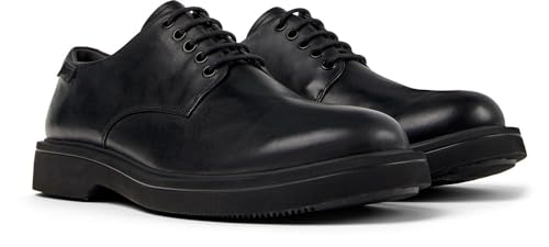 Camper Norman K100998, Blucher Hombre, Negro 001, 46 EU