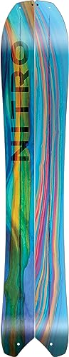 Nitro Tabla de Snowboard para Hombre Squash Split BRD '24, Allmountainboard, Tapered Swallowtail Splitboard Shape, Camber, All-Terrain, Wide, 163