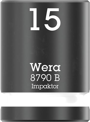 Wera 05005530001 8100 SB 12 Juego de carraca Zyklop Comfort, palanca de conmutación, con arrastre de 3/8", métrico, 16 piezas