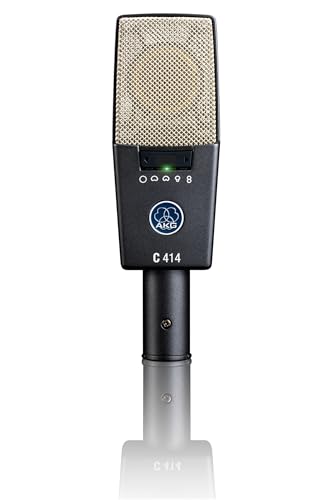 AKG C414 XLS - Micrófono (Studio, 20 - 20000 Hz, Cardioid, Alámbrico, XLR-3, 300g) Gris, Plata