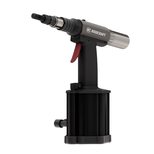 Rodcraft RC6758 - Remachadora de Tuercas ciegas M3 – M12 de Todos los Materiales, Fuerza de sujeción 24 kN, Auto-enroscamiento y Ajuste preciso de la Carrera