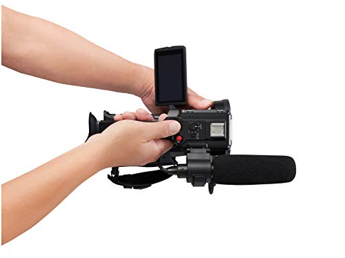 Panasonic HC-X2000E - Videocámara 4K (asa extraíble con LED y micrófono, lente Leica, Live Streaming, gran angular 25 mm, zoom óptico 24x, Wifi), negro