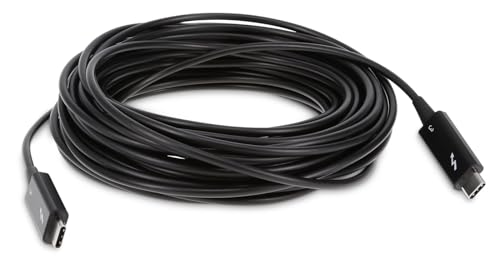 LMP - Cable óptico Thunderbolt 3 - activo, 40 Gbit/s, negro - 25 m