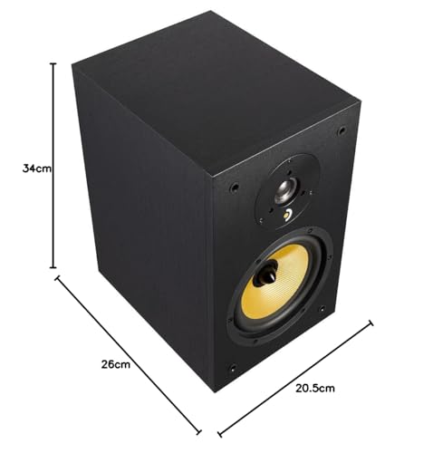 Davis Acoustics Ariane 2 Negro (Black) - Par de Altavoces de 2 vías/2 Altavoces