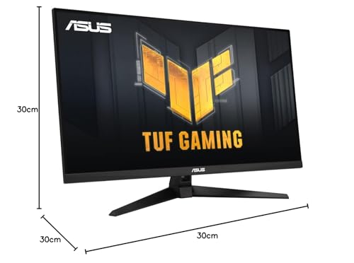 Asus VG32UQA1A Gaming Monitor Gaming, de 31,5', 4K (3840 x 2160), Overclock a 160Hz (por Encima de 144Hz), ELMB Sync, Freesync Premium, 1ms (MPRT), Variable Overdrive, 120% sRGB, DisplayHDR 400