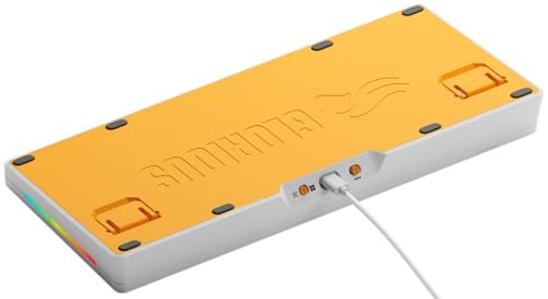 Glorious Gaming GMMK 3 anpassat mekaniskt gamingtangentbord, 75% TKL, modulärt packningssystem, doubleshot PBT-tangenter, aluminiumplatta, utbytbara 3- Och 5-stiftsbrytare, USA QWERTY - Vit