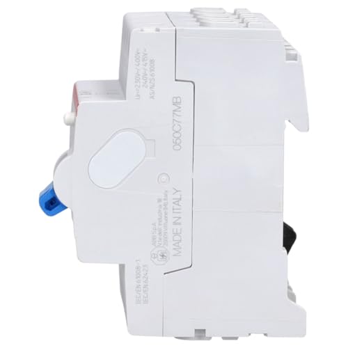 ABB F204 B-25/0.3 FI - Disyuntor RCD de 4 pines, 25 A, 300 mA, 10 kA, 4TE, para sistemas fotovoltaicos e inversores de frecuencia 2CSF204568R3250