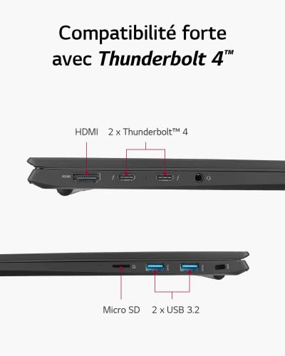 LG Notebook 16Z90Q-G.AA56F 16" 512 GB 16 GB RAM AZERTY AZERTY