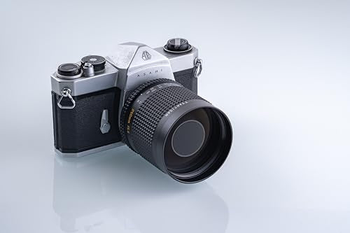 TTArtisan Lente de Cuerpo de Metal F5.6 Reflex (Doughnut Bokeh) de 250 mm Compatible con Montura M42, Color Negro