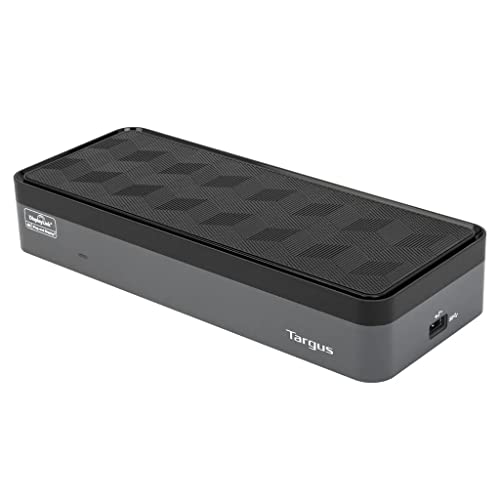 Targus DOCK570EUZ Docking Station USB-C Universal Quad 4K (QV4K) con PD de 100 W Compatible con Thunderbolt 3