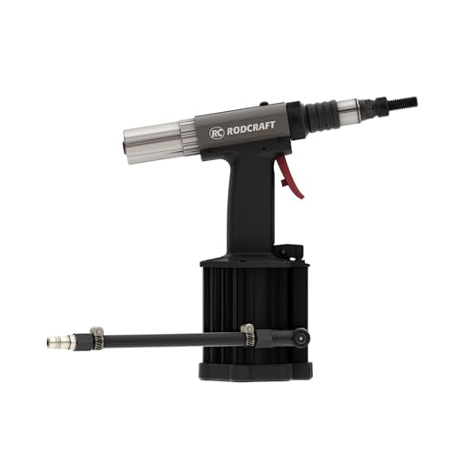 Rodcraft RC6758 - Remachadora de Tuercas ciegas M3 – M12 de Todos los Materiales, Fuerza de sujeción 24 kN, Auto-enroscamiento y Ajuste preciso de la Carrera