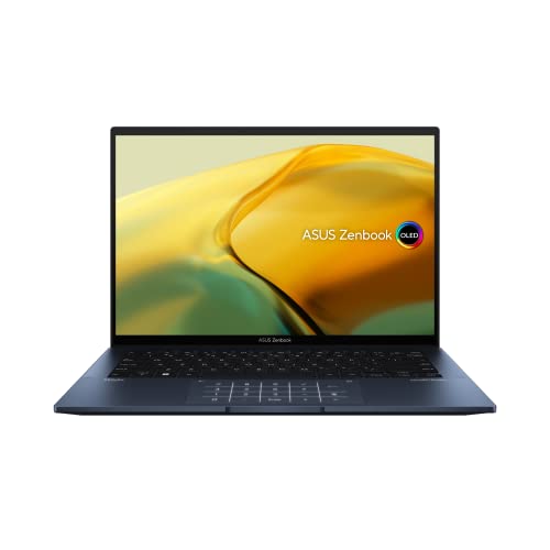 ASUS ZenBook 14 OLED OLED UX3405MA-PZ080W - Ordenador Portátil 14" WQXGA+ 120Hz (Intel Core Ultra 7 155H, 16GB RAM, 512GB SSD, ARC Graphics, Windows 11 Home) Azul Ponder - Teclado QWERTY español