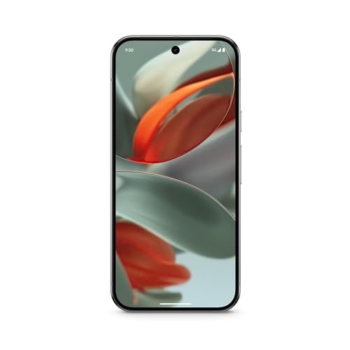 Google Pixel 9 Pro - Smartphone Android Desbloqueado con Gemini, Sistema de cámara Trasera Triple, batería con una autonomía de 24 Horas y Pantalla Super Actua de 6,3" - Verde liquen, 256GB