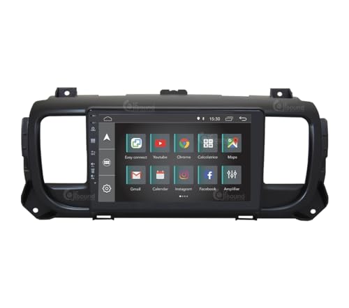 Radio de Coche para Citroen Jumpy (con navegador) Android GPS Bluetooth WiFi USB Dab+ Touchscreen 9" 4core Carplay AndroidAuto