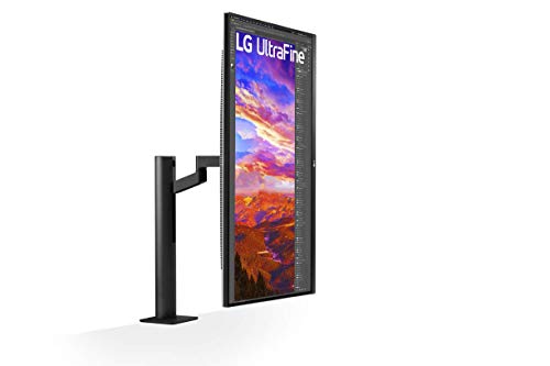LG 32UN88A-W - Monitor 4K UHD UltraFine Ergo 32 pulgadas, 3840x2160, 60Hz, 5 ms, 1000:1, 350nit, DCI-P3 95%, 16:9, HDMI, DisplayPort, Conectividad Universal, Inclinación Ajustable, Color Blanco