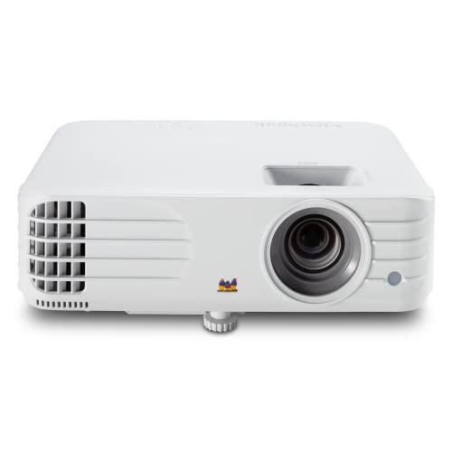 ViewSonic PX701HD Proyector Full HD Home Cinema y Comercial (3500 lúmenes, 1080p, DLP, HDMI Dual, 3x entrada rápida, tecnología SuperColour, altavoces de 10W), blanco