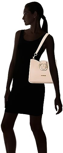 Love Moschino Jc4040pp1h, Bolso de Hombro para Mujer, Color Carne, 28X22X9