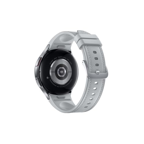 Samsung Galaxy Watch6 Classic 4G LTE, 47 mm + Correa de recambio - Smartwatch, Control de Salud, Seguimiento Deportivo, Batería de Carga Rápida, Plateado (Versión Española)
