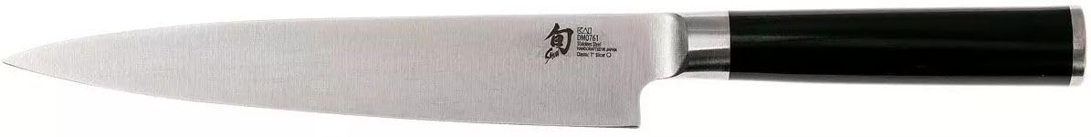 KAI Shun Classic cuchillo de filetear japonés flexible 18 cm de longitud de hoja - acero AUS-8A - mango de madera Pakka - Hecho en Japón - cuchillo de filetear forjado