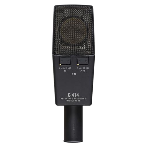 AKG C414 XLS - Micrófono (Studio, 20 - 20000 Hz, Cardioid, Alámbrico, XLR-3, 300g) Gris, Plata