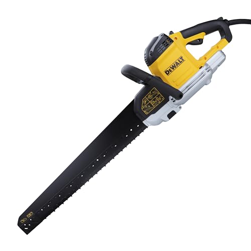 DEWALT DWE397-QS - Sierra Alligator 1700W, Longitud de la Hoja 43 cm, Carrera de la Hoja 40 mm , Velocidad del Motor 3000 cps/min , Segura y Ligera, Bloqueo de Seguridad