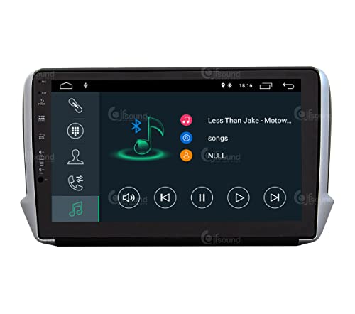 Radio de Coche para Peugeot 2008 208 Android GPS Bluetooth WiFi USB Dab+ Touchscreen 10" 4core Carplay AndroidAuto