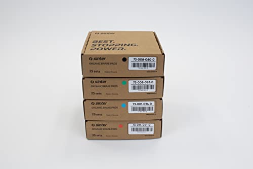Sinter Pastillas de Freno de Disco - 018 Shimano K Green S2032 - Caja de 25 Pares Paquete de Taller 2022: Verde Talla única