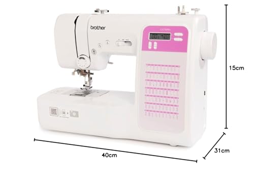 Brother CX70PES (Nuevo Modelo) Máquina de coser electrónica con 70 puntadas + Mesa y Bolso incluidos