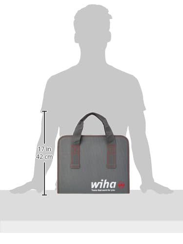 Wiha Juego de herramientas para electricistas en surtido, de 33 unid., incl. funda para herramientas (41241)