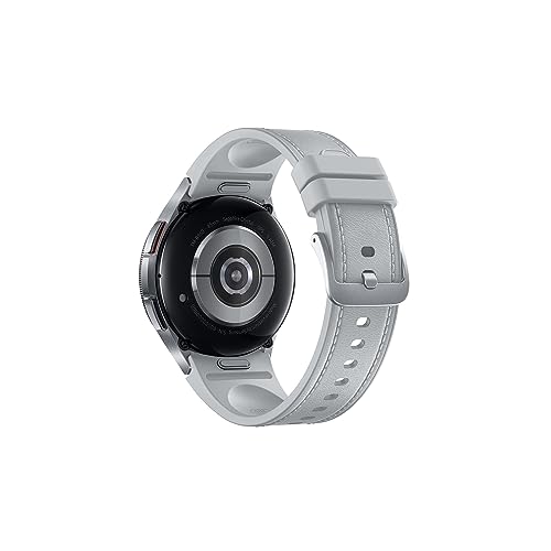 Samsung Galaxy Watch6 Classic 4G LTE, 43 mm + Correa de recambio - Smartwatch, Control de Salud, Seguimiento Deportivo, Batería de Carga Rápida, Plateado (Versión Española)