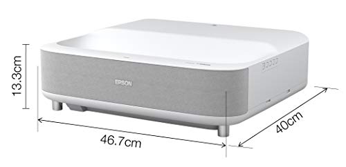 Epson EpiqVision Ultra EH-LS300W, TV Proyector Láser FullHD 1080p de UltraCorta Distancia con Android TV y Sonido by Yamaha
