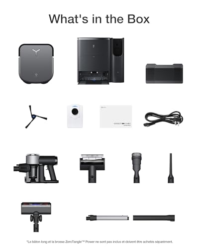 ECOVACS X2 Combo Robot Aspiradora 8700Pa portátil, robótica 8700pa con mapeo, Doble vacío automático, Trapeador de elevación de 15 mm, Limpieza de Agua Caliente
