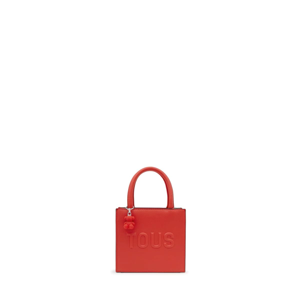 TOUS Bolso Mini Cube Brenda Rojo, minibolso para Mujer