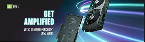 Zotac Nvidia GeForce RTX 3050 Twin Edge OC LHR - Tarjeta gráfica, 8 GB, Color Negro