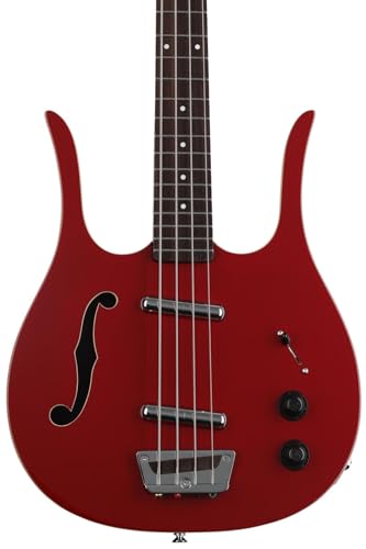DANELECTRO 58 graves largos, rojo intenso