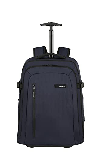Samsonite Roader - mochila para computadora portátil con ruedas de 17.3 pulgadas, 55 cm, 28 l, azul (azul oscuro)
