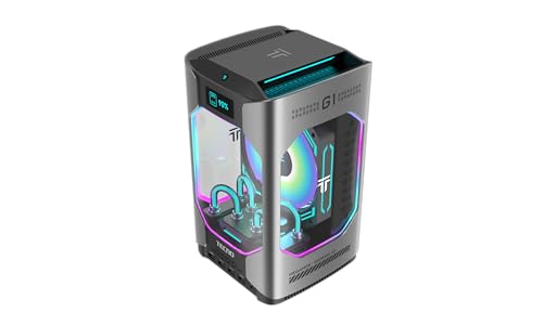 PC Gaming Mini - MEGAMINI G01, Intel® Core™ Intel i9-13900H, 32GB RAM, 1 TB SSD, GeForce RTX™ 4060 Desktop 140w, Windows 11 Home, Watercooled, Gris Oscuro